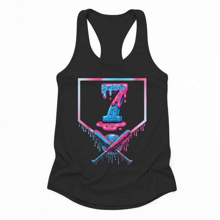 67 Six Seven Meme Baseball Ice Cream Drip 67 Gen Alpha Slang Flowy Tank