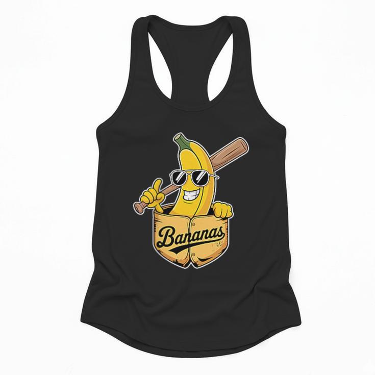 Banana Baseball Fruit Flowy Tank