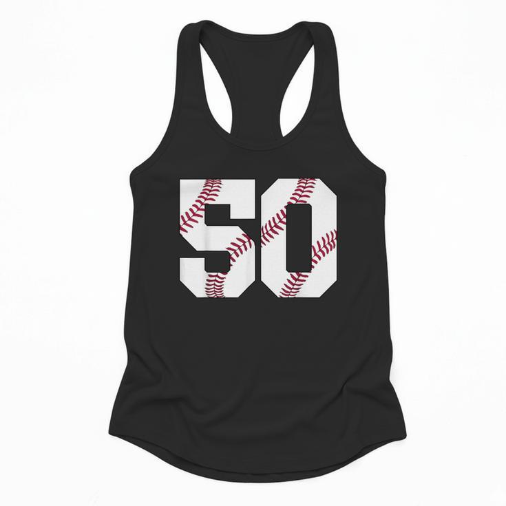 Baseball 1976 50th Birthday Vintage 50 Years Old Retro Flowy Tank