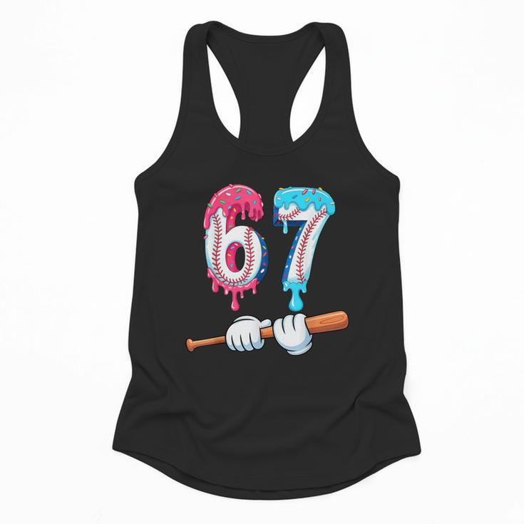 Baseball 67 Ice Cream Drip Six Seven Boys Flowy Tank