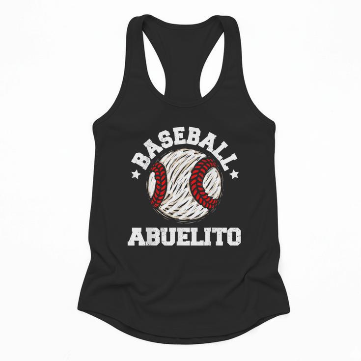 Baseball Abuelito Distressed Vintage Grandpa Game Day Flowy Tank