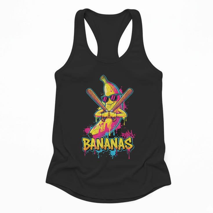 Baseball Banana Graffiti Urban For Kids Flowy Tank