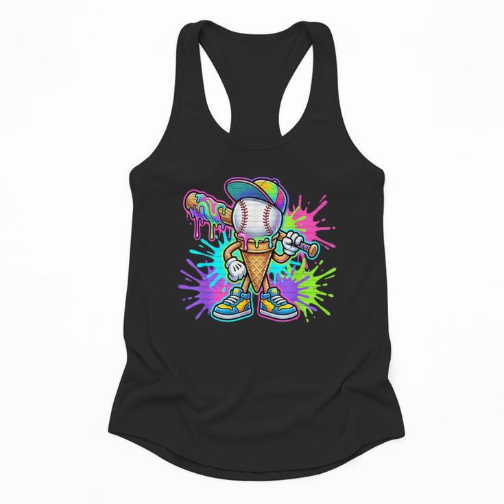 Baseball Boys Clothes For Boys Ice Cream Drip Baseball Stuff Flowy Tank