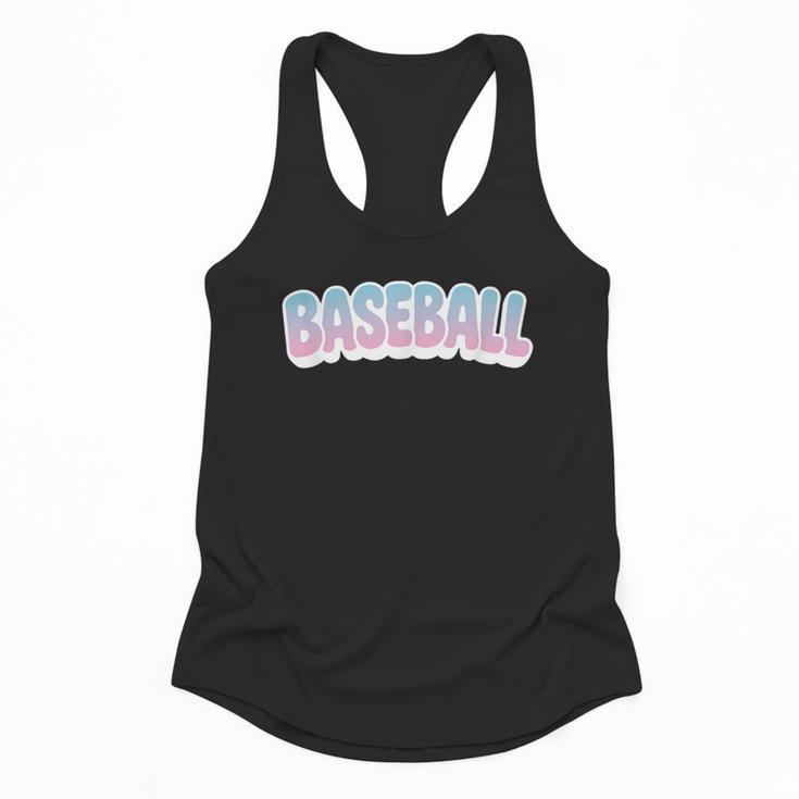 Baseball Bubble Letter Flowy Tank