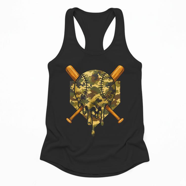 Baseball Camo Boys Ice Cream Youth Baseball Flowy Tank
