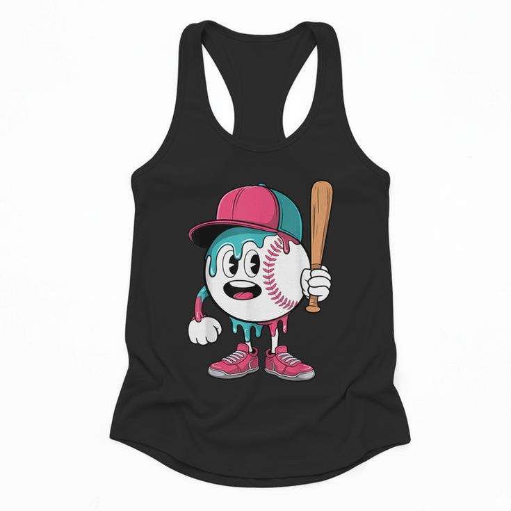 Baseball Drip Boys Ice Cream Youth Flowy Tank