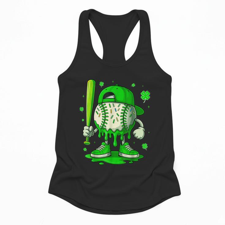 Baseball Drip Icecream Apparel Youth Boy St Patricks Day Flowy Tank