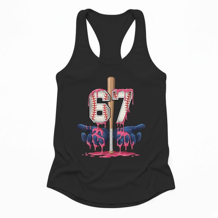 Baseball Drip Shirt Youth Baseball Glove Drip Ice Cream Flowy Tank
