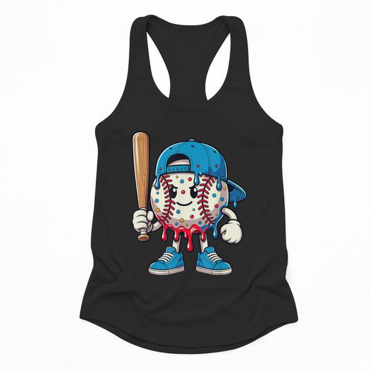 Baseball Drippy Style Apparel For Boys Youth Cool Baseball Flowy Tank