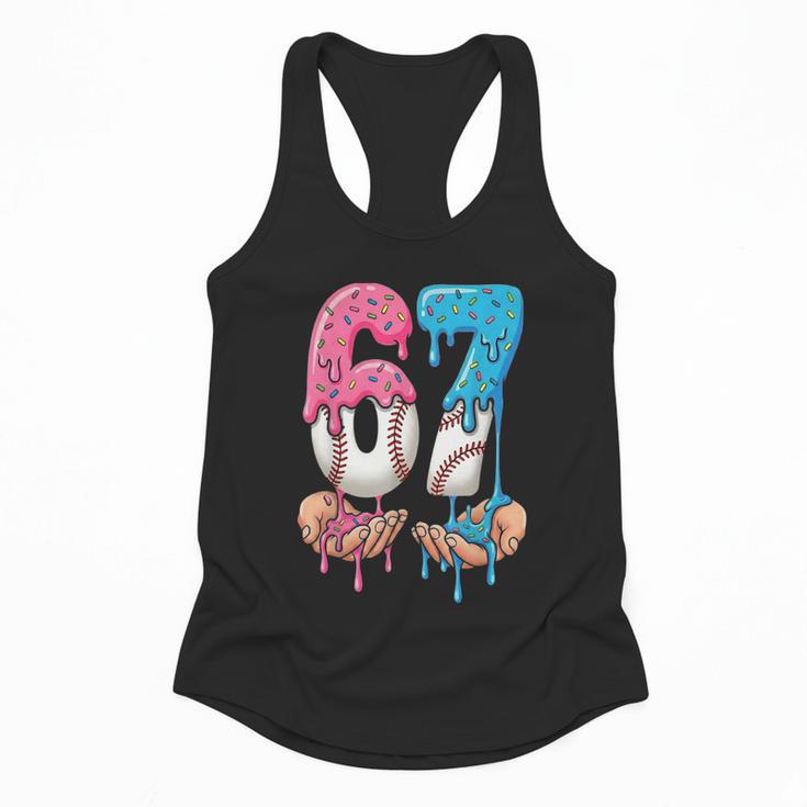 Baseball Ice Cream Drip 67 Hands Six Seven Boys Flowy Tank