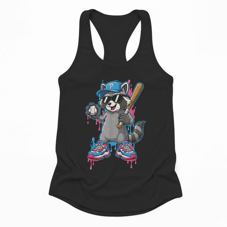 Baseball Ice Cream Drip For Boys And Girls Batter Game Day Flowy Tank