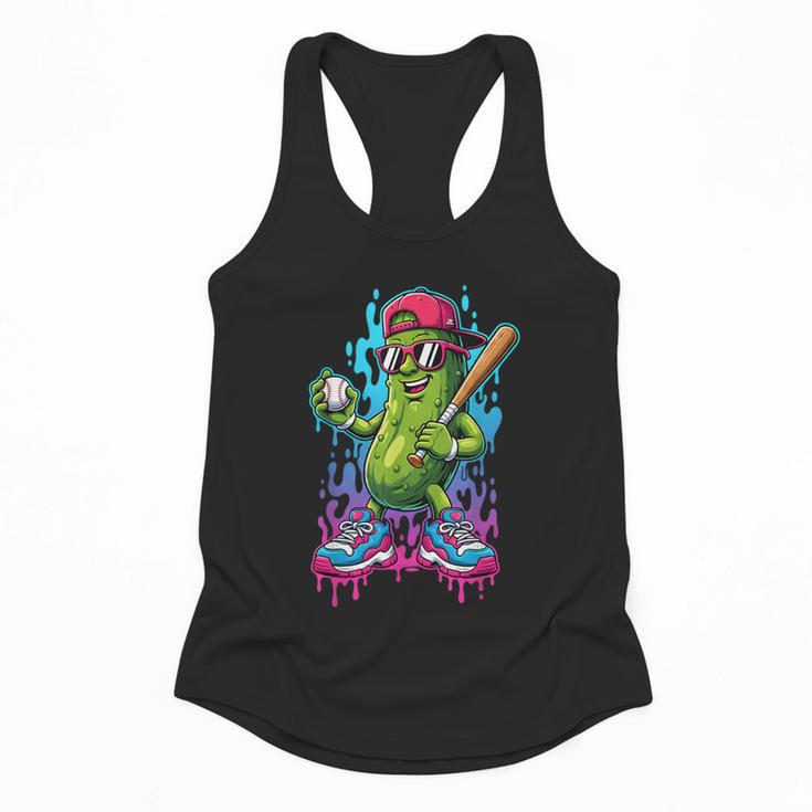 Baseball Ice Cream Drip Boys And Girls Batter Game Day Flowy Tank