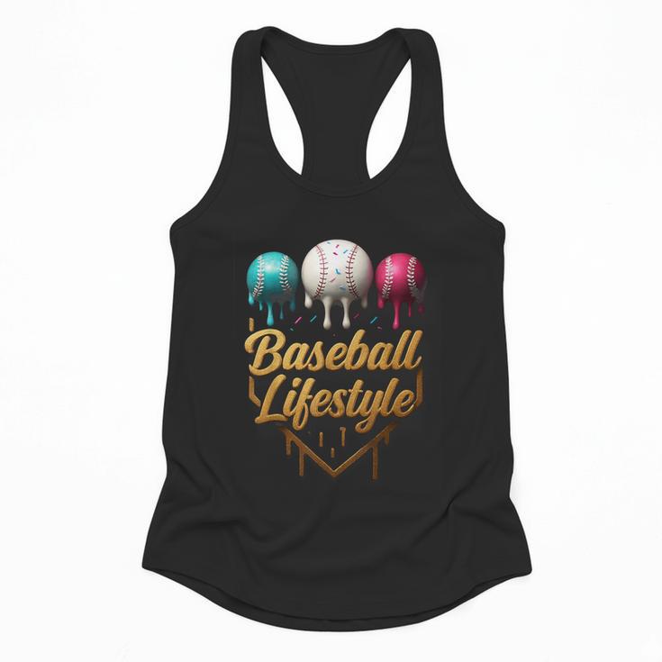 Baseball Lifestyle Drip Flowy Tank