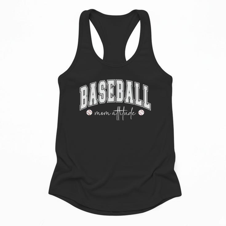 Baseball Mom Attitude Cute Baseball Mom's Sport And Athletic Flowy Tank