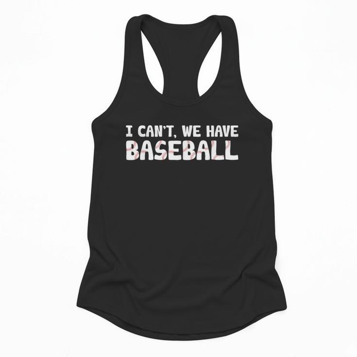 Baseball Mom I Can't We Have Baseball Flowy Tank