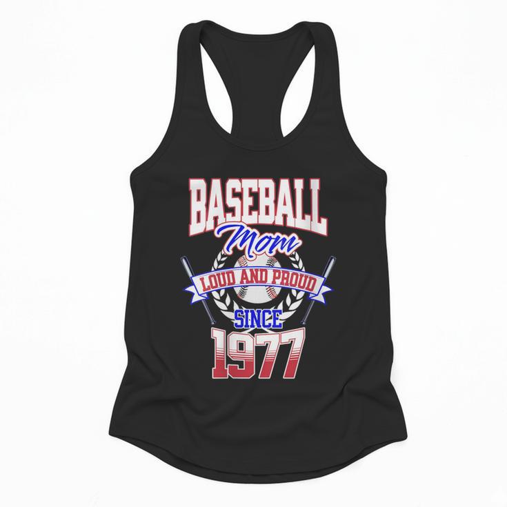 Baseball Mom Loud & Proud Since 1977 Flowy Tank