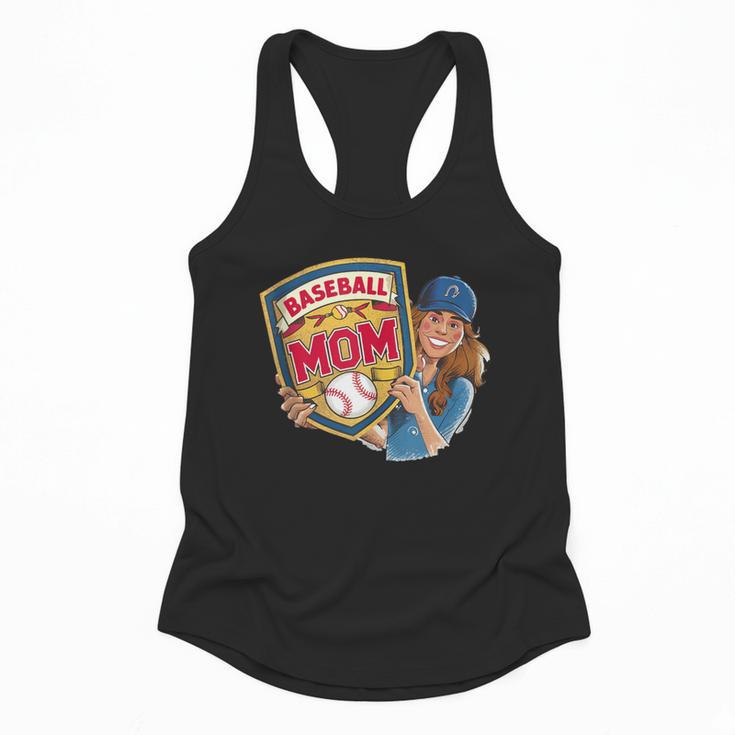 Baseball Mom Mama Mother's In My Baseball Mom Era Flowy Tank