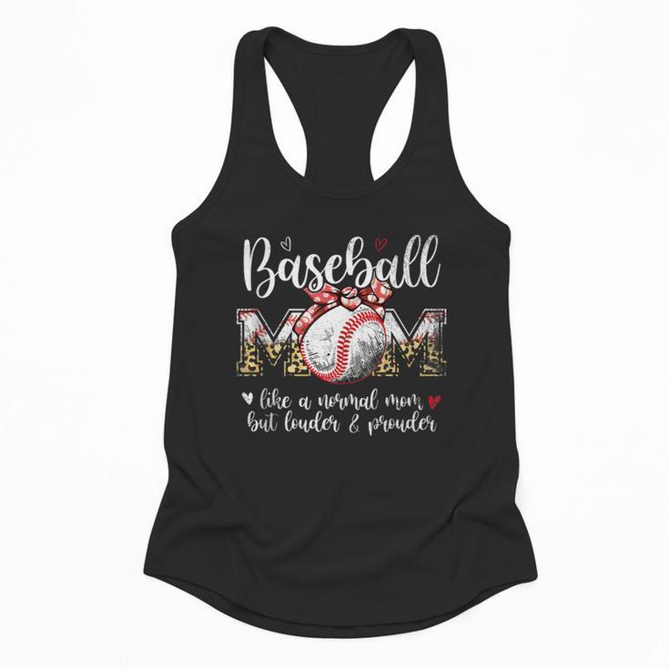 Baseball Mom Like A Normal Mom But Louder & Prouder Women Flowy Tank
