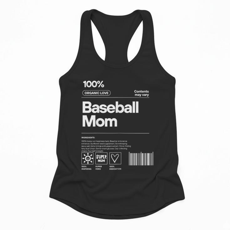 Baseball Mom Graphic Tees For Women Flowy Tank