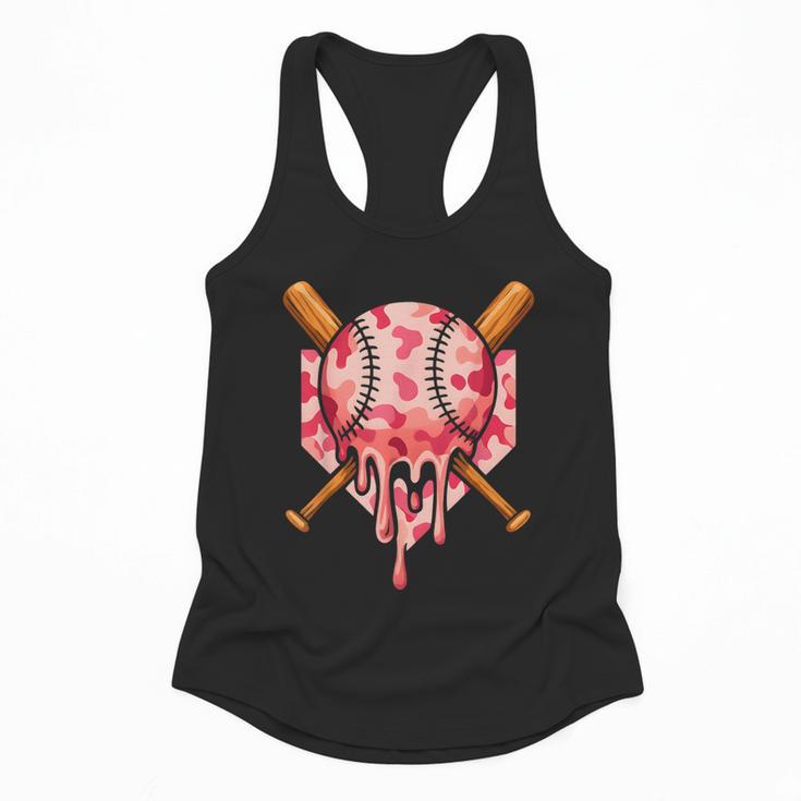 Baseball Pink Camo Ice Cream Youth Boys Girls Flowy Tank
