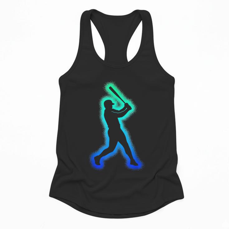 Baseball Player Graphic Flowy Tank