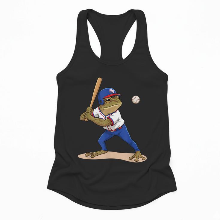 Baseball Puerto Rico Patriotic Flag Boricua Baseball Player Flowy Tank