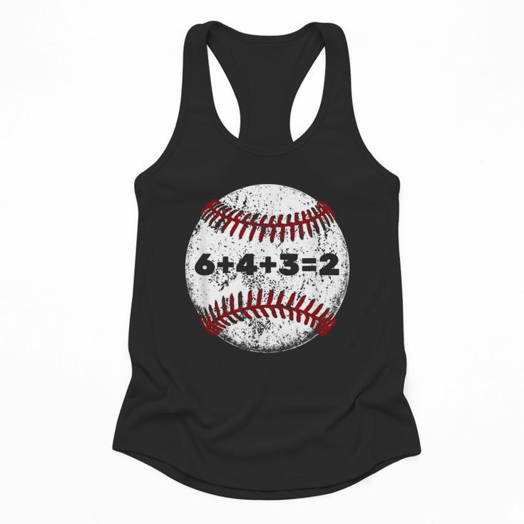 Baseball Red Stitches Sport Graphic 6432 Flowy Tank