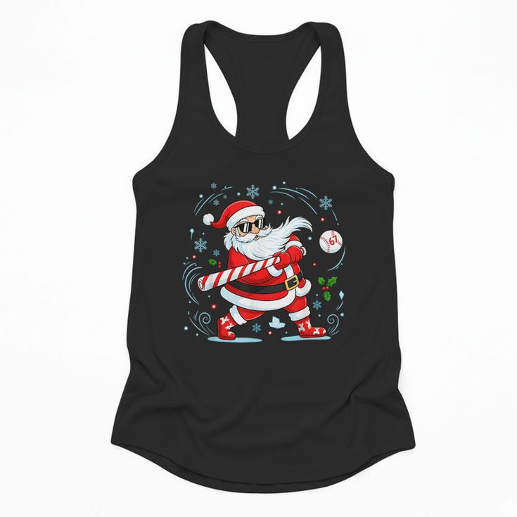 Baseball Santa 67 Christmas Xmas Pajamas Boys Kid Flowy Tank