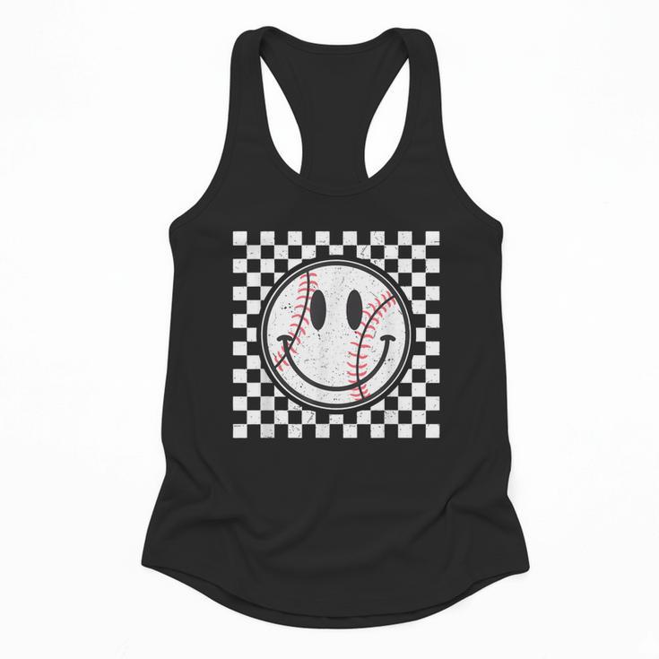Baseball Season Happy Game Day Trendy Sports Vintage Flowy Tank