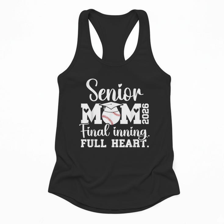 Baseball Senior Mom 2026 Final Inning Baseball Senior Mama Flowy Tank