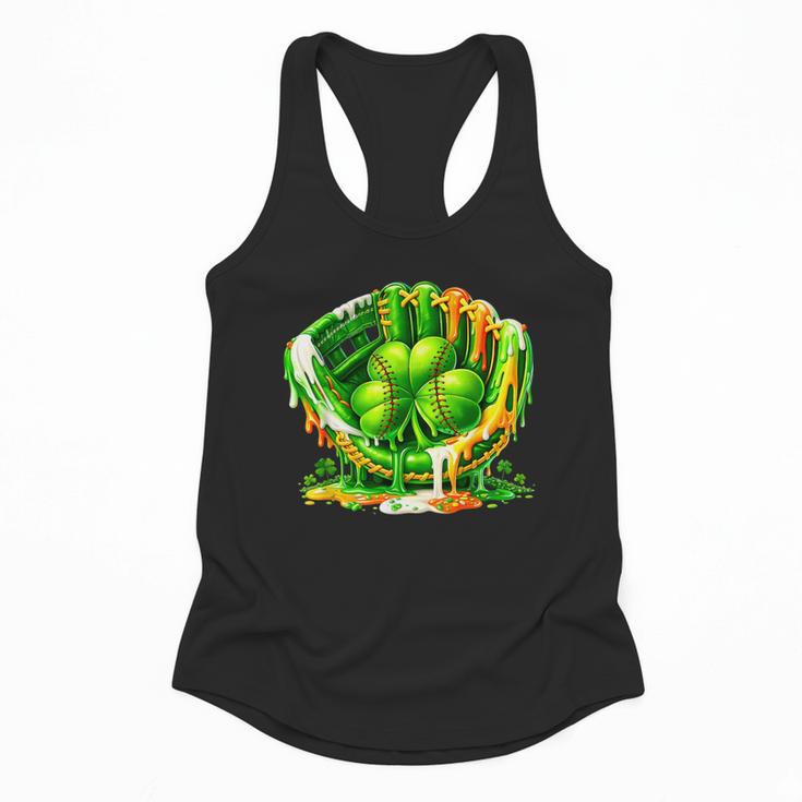 Baseball St Patricks Day Carnival Party Ice Cream Drip Boys Flowy Tank