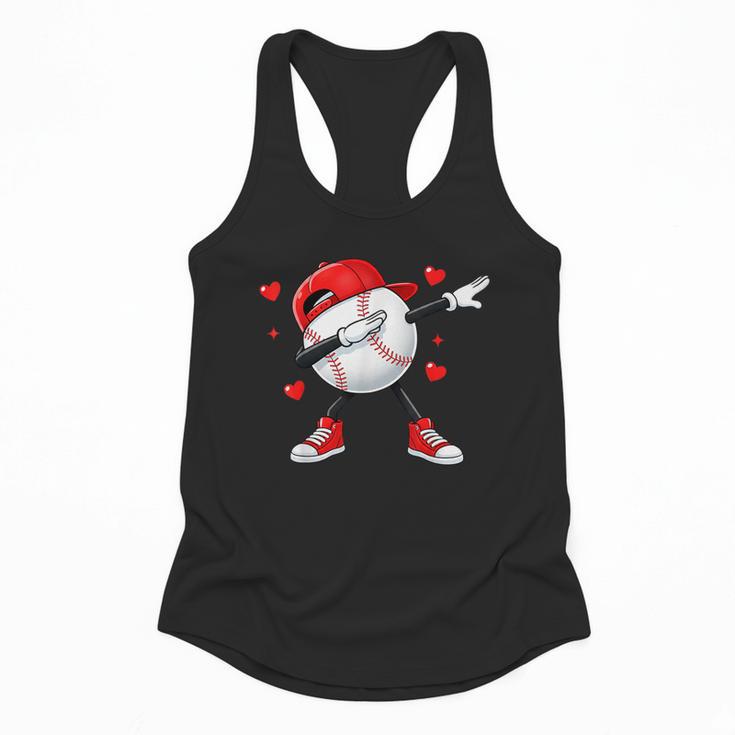 Boys Valentines Baseball Flowy Tank
