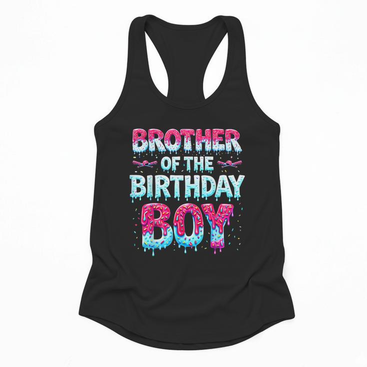 Brother Of The Birthday Boy Ice Cream Baseball Family Party Flowy Tank