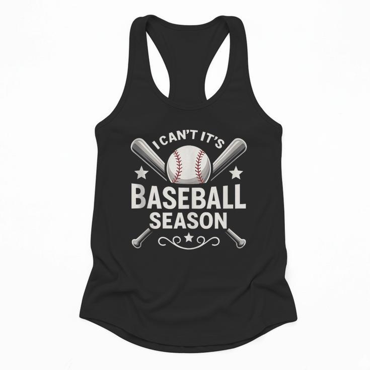 I Can't It's Baseball Season Flowy Tank