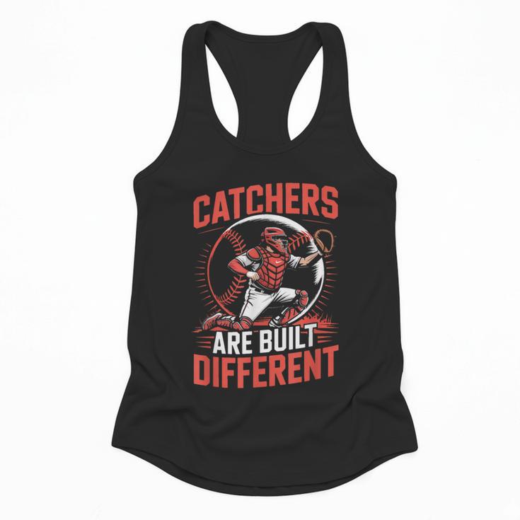 Catchers Are Built Different Baseball Catcher Flowy Tank