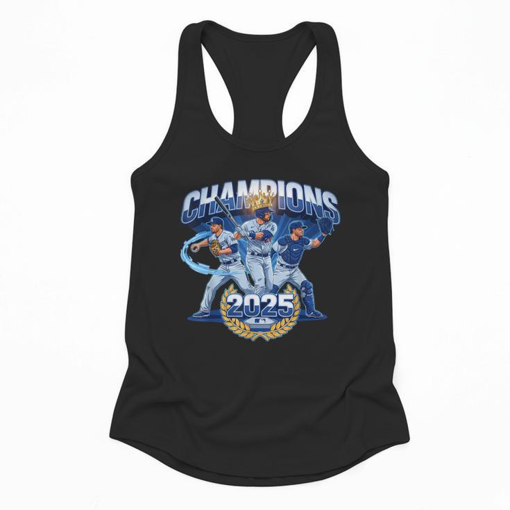 Champions 2025 Baseball Retro Athletic Celebration Theme Flowy Tank