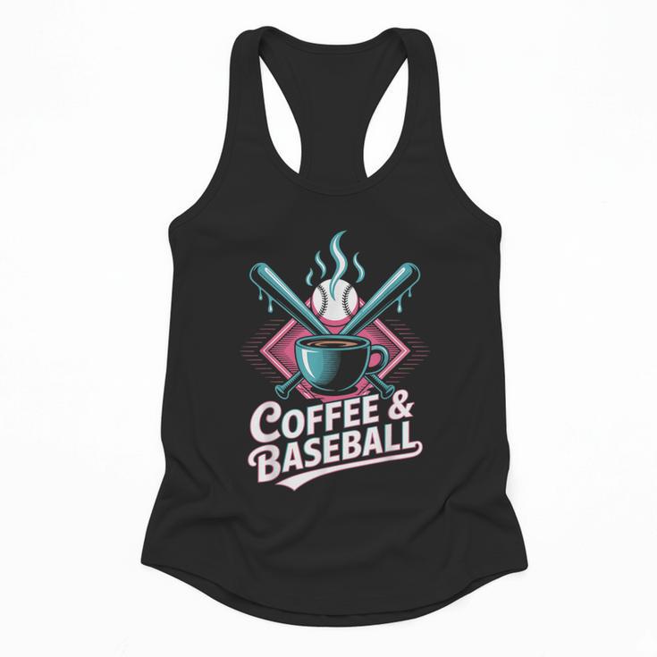 Coffee And Baseball Baseball Player Flowy Tank
