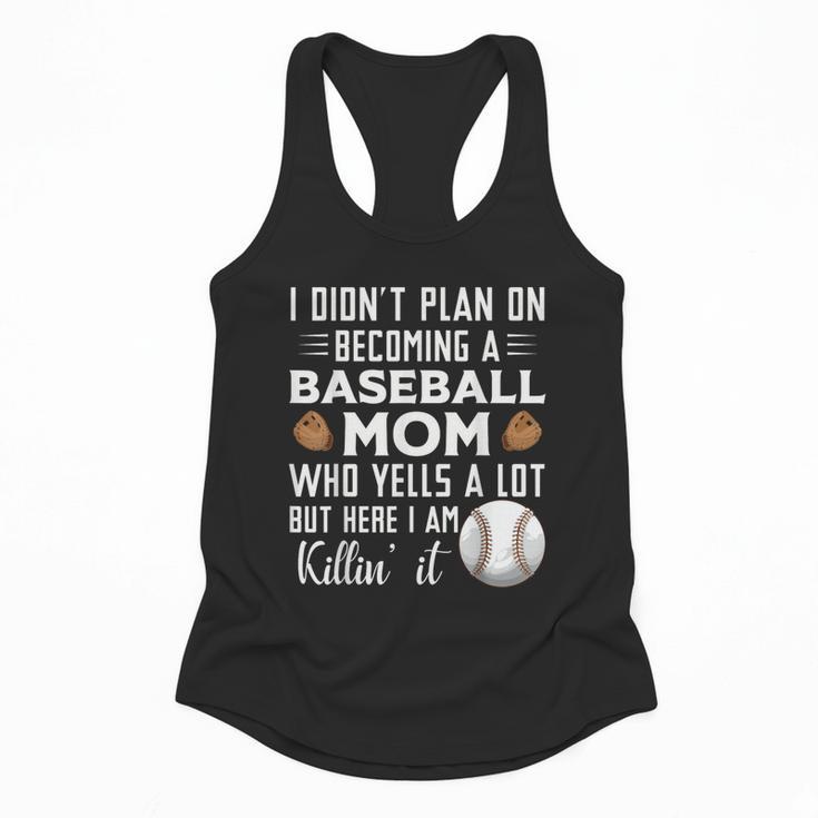 I Didn't Plan On Becoming a Baseball Mom Mother's Day Flowy Tank