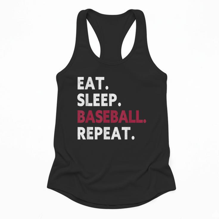 Eat Sleep Baseball Repeat Baseball Player Flowy Tank