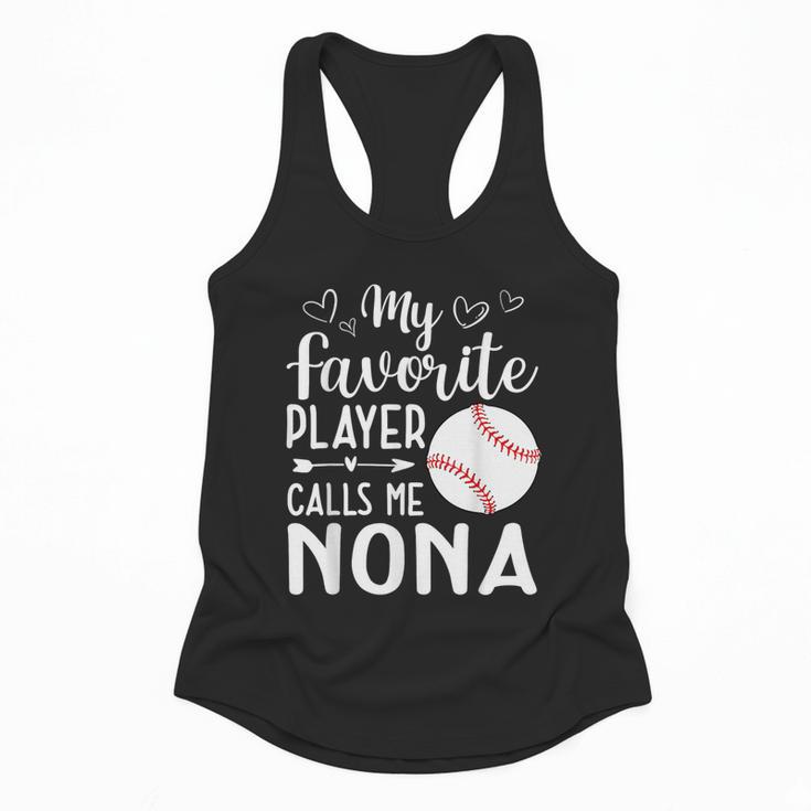My Favorite Player Calls Me Nona Baseball Player Flowy Tank