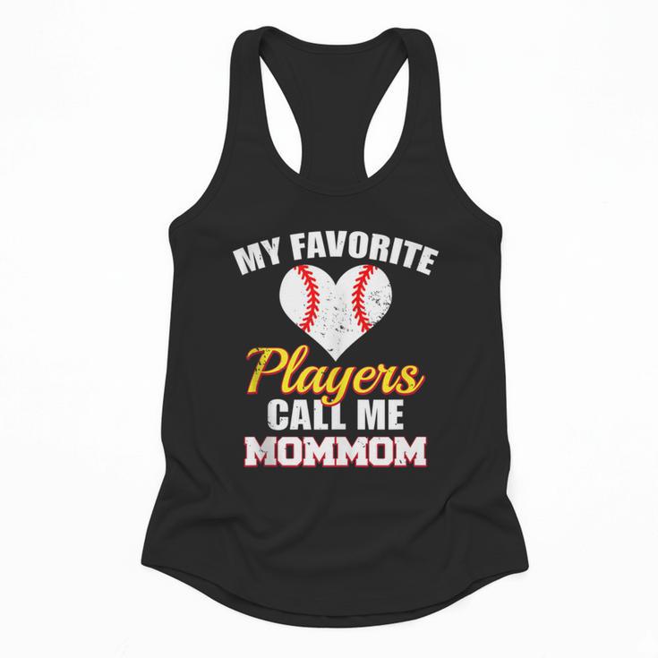 My Favorite Players Call Me MomMom Baseball Mom Mom Flowy Tank