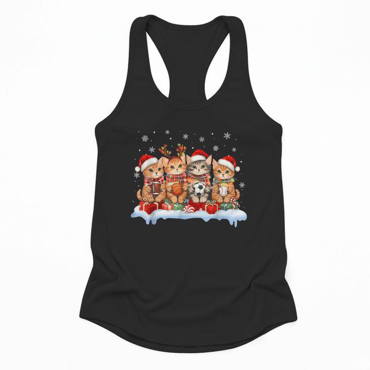 Football Baseball Basketball Player Sport Christmas Flowy Tank