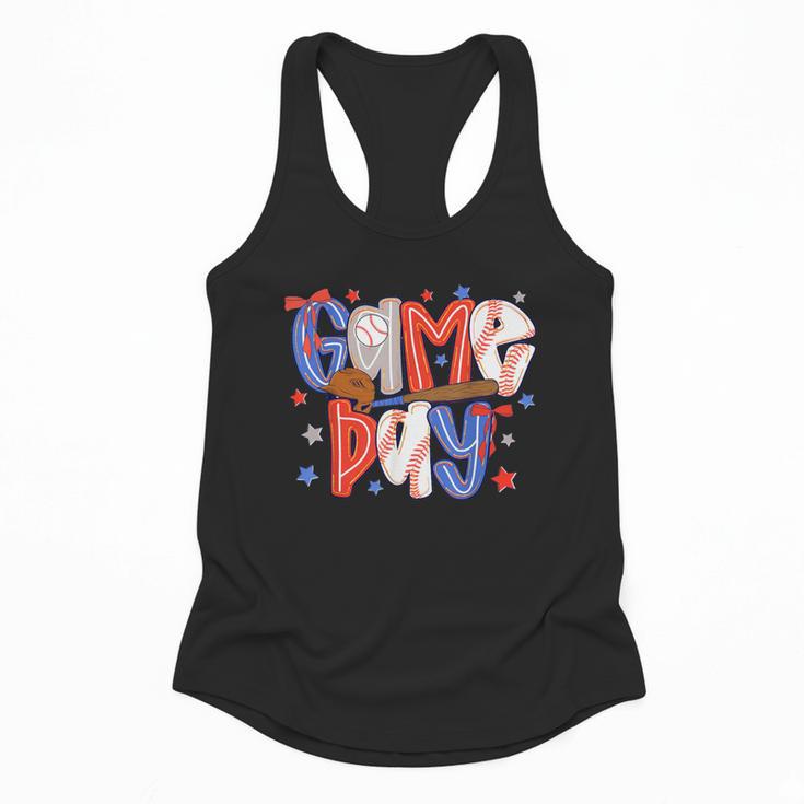 Game Day Baseball Lover Field Day Men Women Kid Flowy Tank