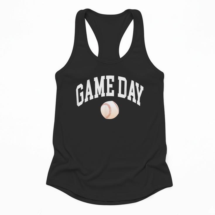 Game Day Baseball Player And Fan Graphic Flowy Tank