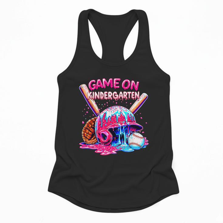 Game Kindergarten Baseball Ice Cream Drip On Back To School Flowy Tank