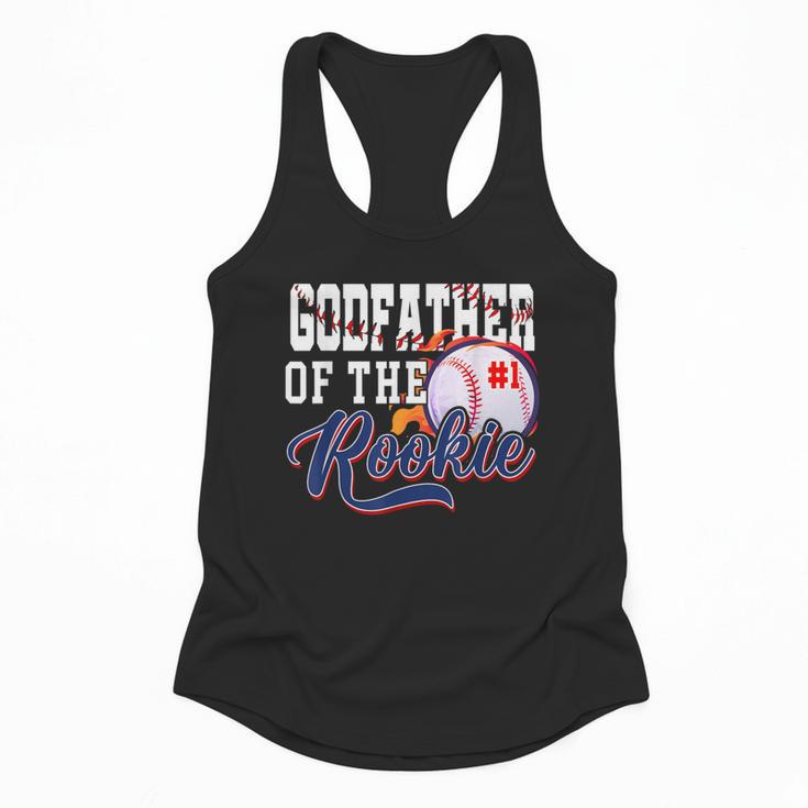 Godfather Rookie Of Year 1st Birthday Baseball Theme Flowy Tank