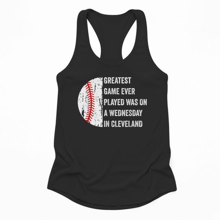 Greatest Game Ever Played Was In Cleveland 2016 Baseball Flowy Tank