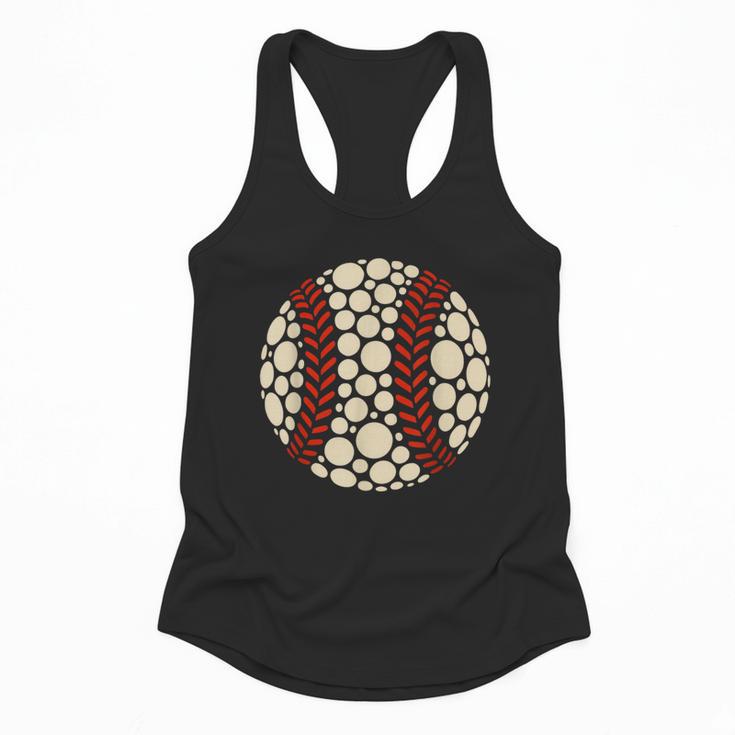 Happy Dot Day Baseball Colorful Polka Dots Boy And Youth Flowy Tank
