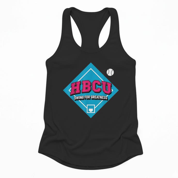 HBCU Swing For Greatness Baseball Softball College Apparel Flowy Tank