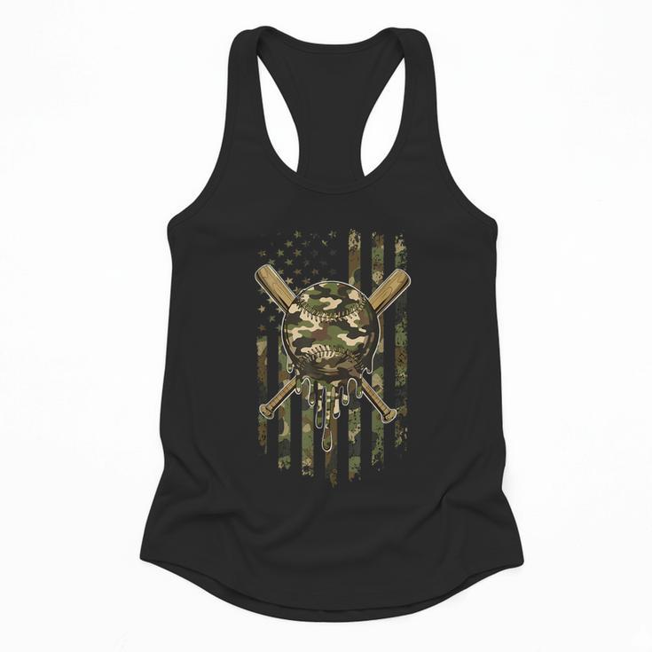 Ice Cream Baseball Drip For Boys Camo USA Flag Camouflage Flowy Tank